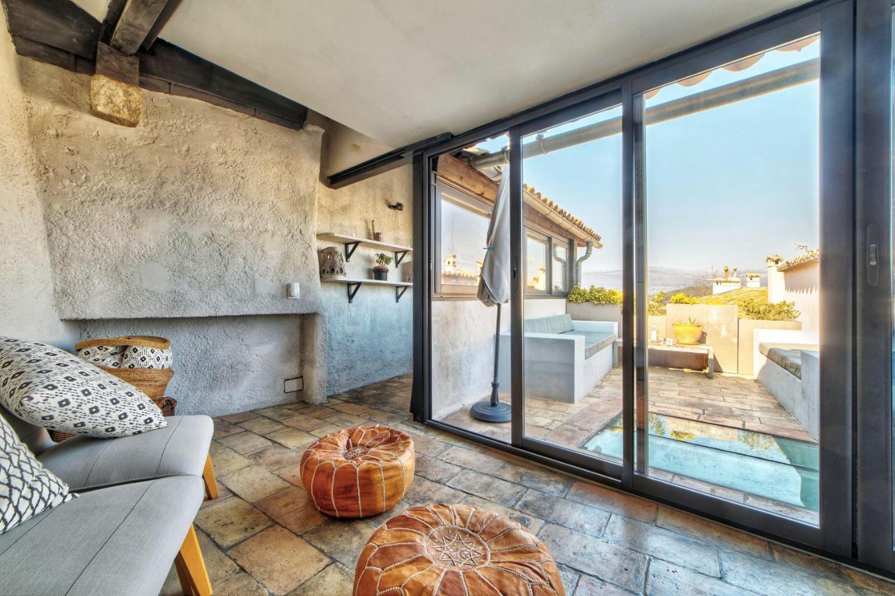 Townhouse Mougins In The Old Village, Fantastic View, Sea And Mountains Екстер'єр фото